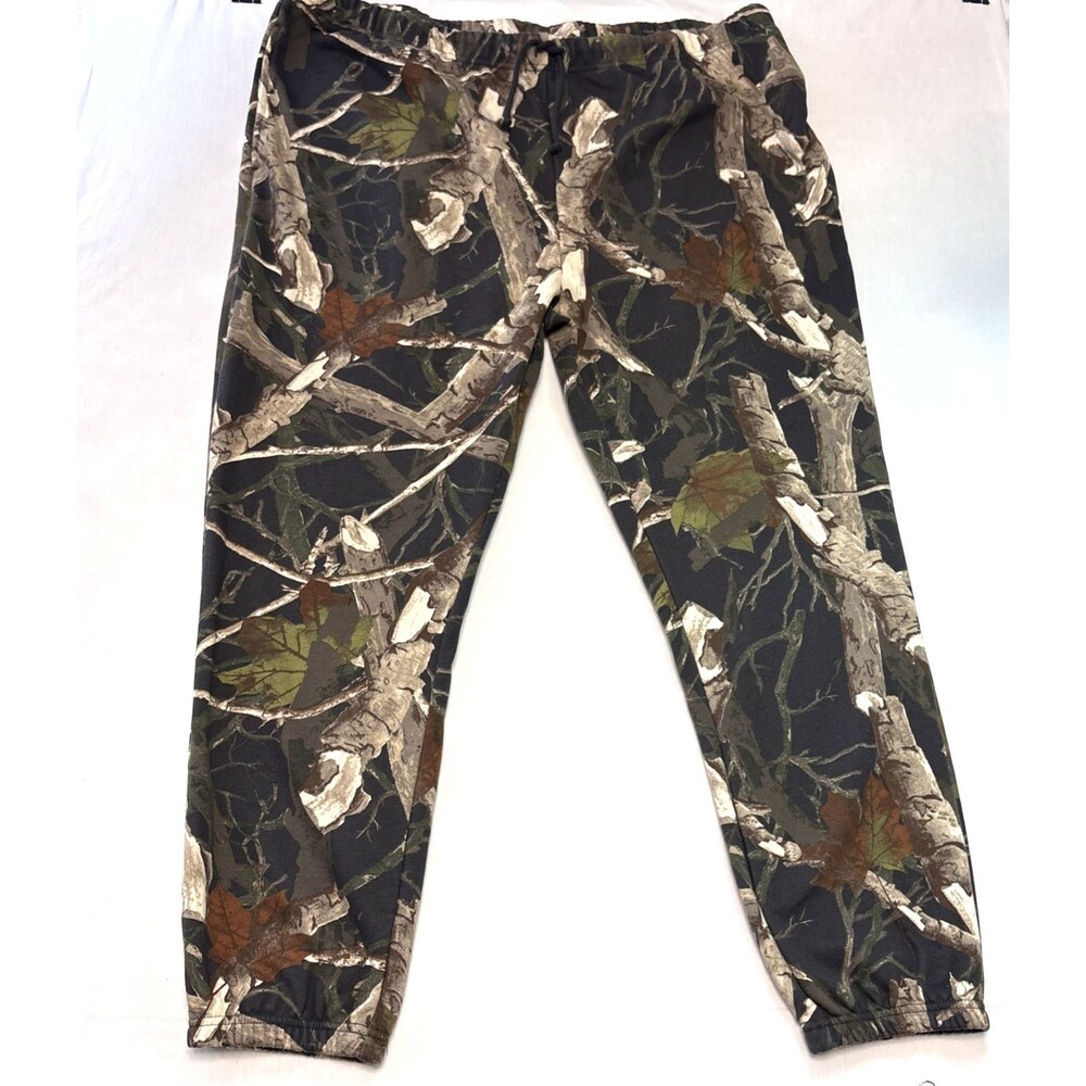 No Boundaries Camo Cargo Jogger Pants Elastic Drawstring Waist Plus Size 2 XL